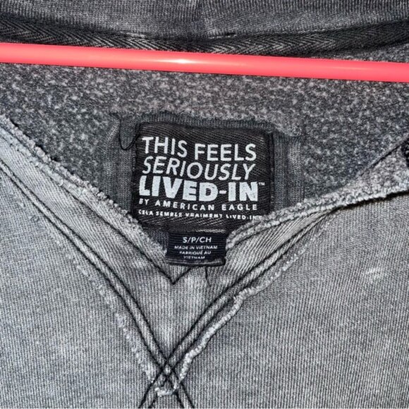 American Eagle Big Hug Oversized Notch Neck Hoodie - Picture 3 of 5